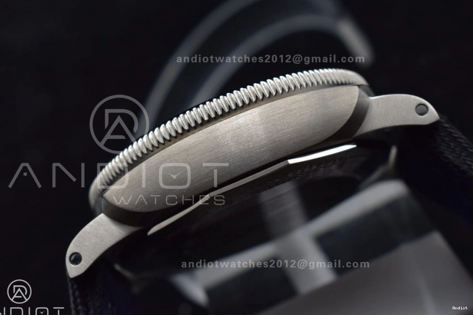 P.9010 Strap on Horn Edition Best Black Nylon Submersible Clone PAM984 VSF Dial Black Mike 1:1 1110